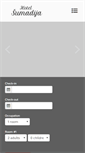 Mobile Screenshot of hotelsumadija.com